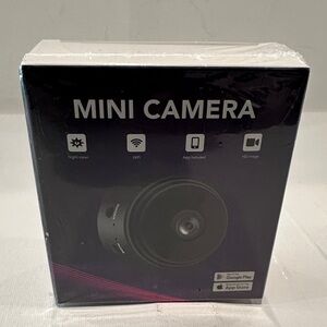 Mini Spy Camera with App Control, equipped with Night Vision and WiFi connected.